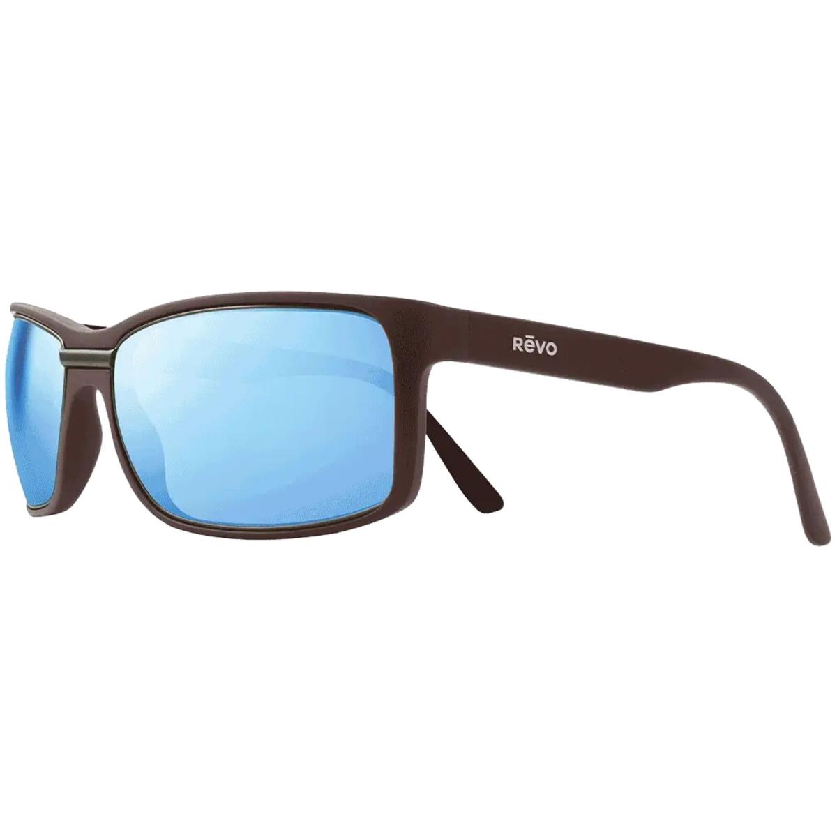 Revo Eclipse Polarized Men`s Square Sunglasses w/ Swappable Lens RE1189 - Japan Mt Brwn/Blue Water Photochromic & Drive Polar (02B
