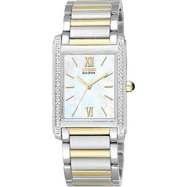 Citizen EP5734-50D Mens Watch Palidoro Eco-drive Diamonds Mother of Pearl Dial