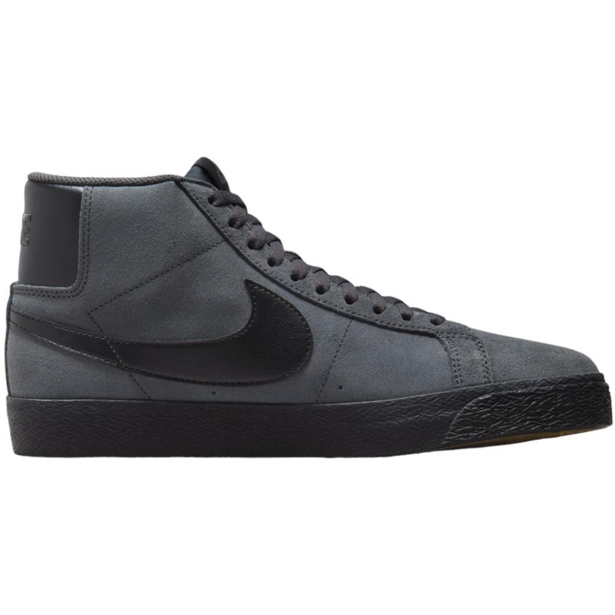 Nike SB Zoom Blazer Mid Men`s Skate Shoes All Colors US Sizes 7-14 - Anthracite/Anthracite/Black/Black