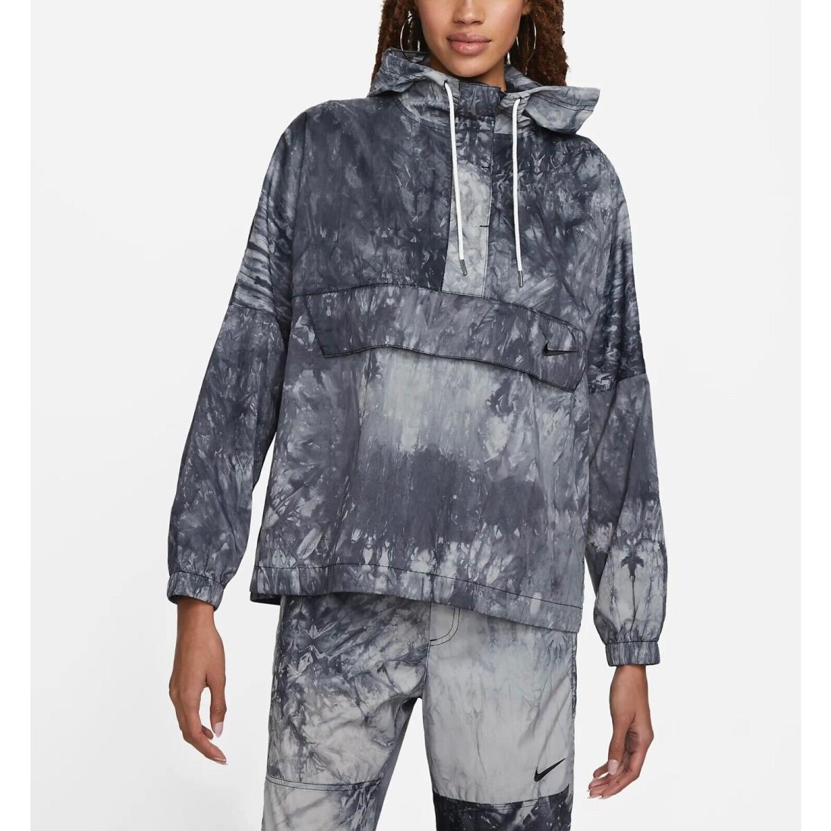 Women`s Nike Sportswear Woven Wave Dye Jacket S M