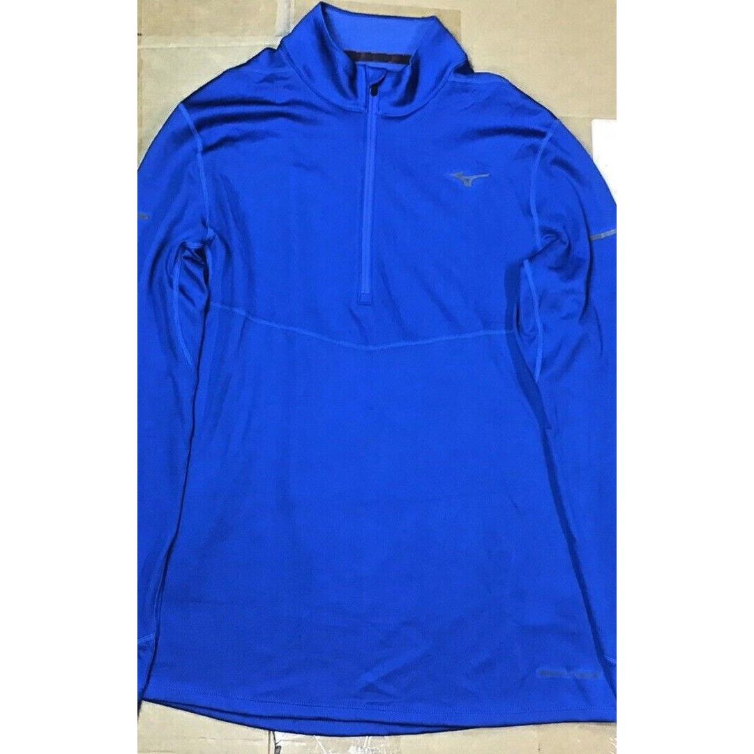 Mizuno Men s Breath Thermo Half Zip Olympian Blue E23