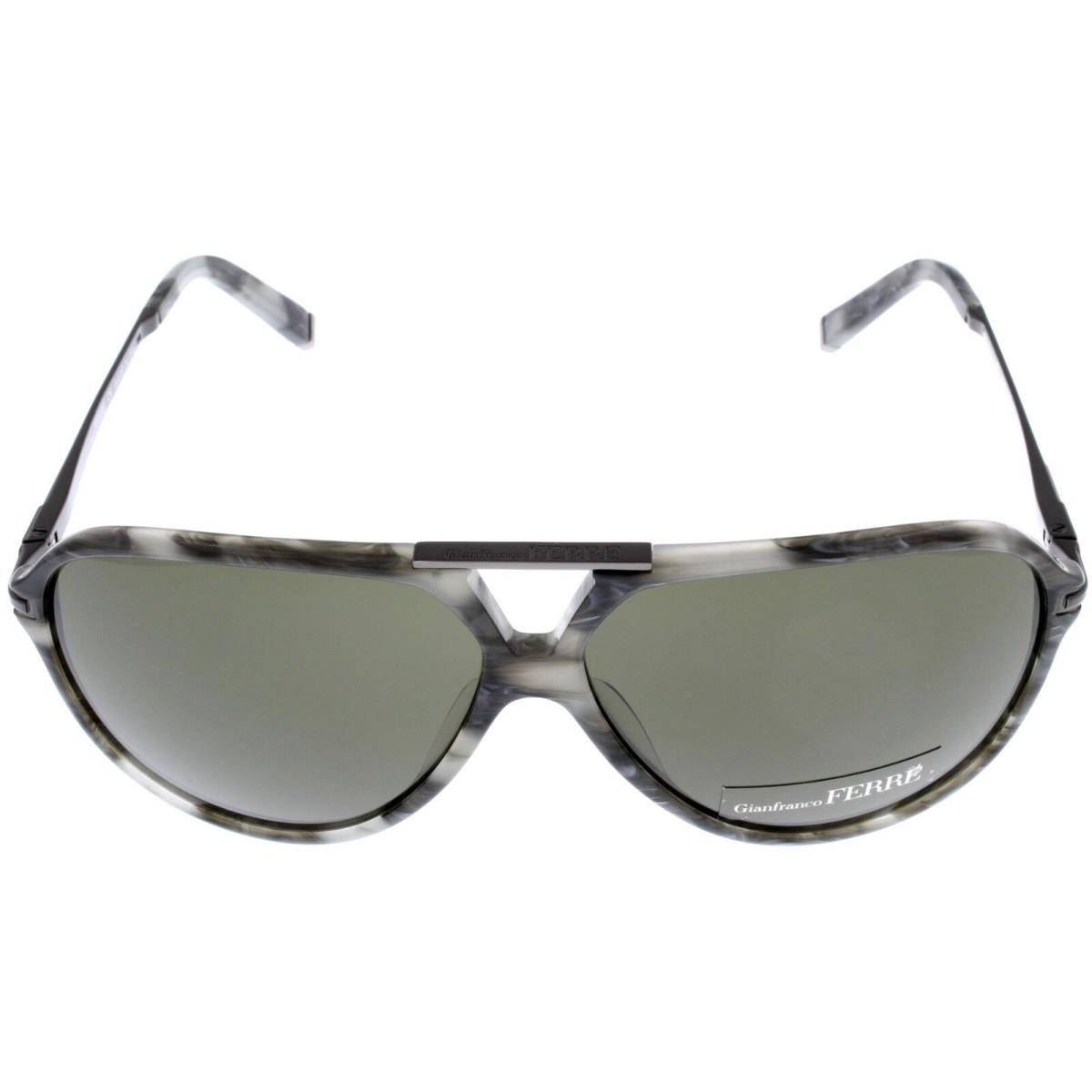 Gianfranco Ferre Sunglasses Unisex Aviator Grey Havana Multi-color GF922 03