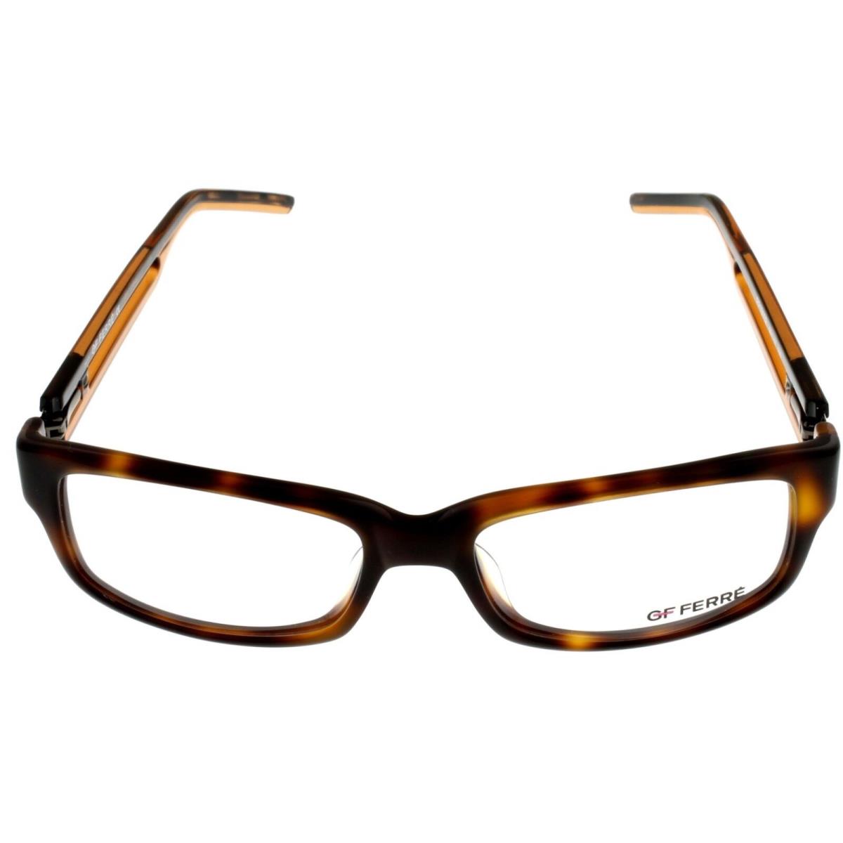 Gianfranco Ferre Eyeglasses Frame Unisex Havana Brown Rectangular FF 18102