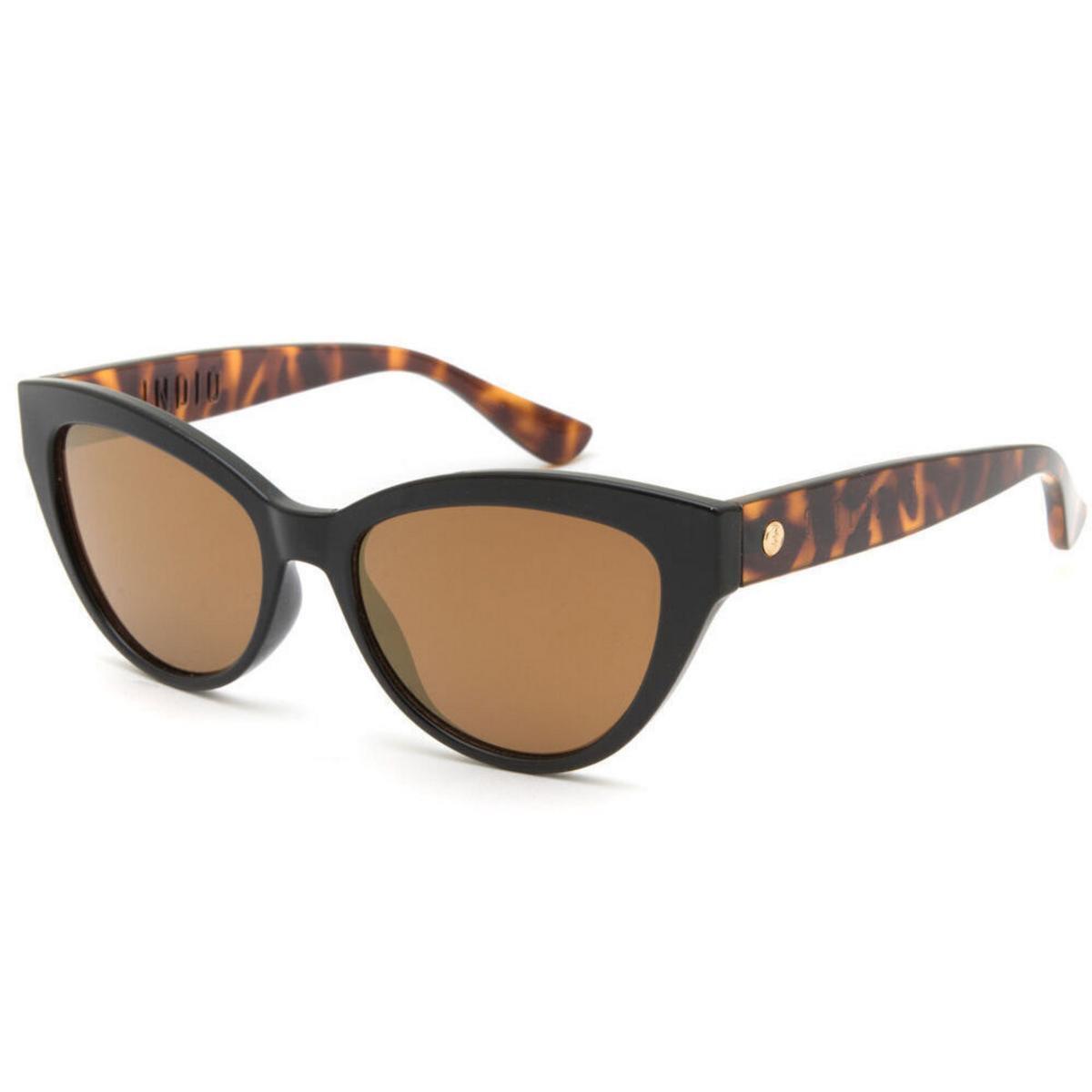 Electric Indio Sunglasses Obsidian Tort Gold Chrome