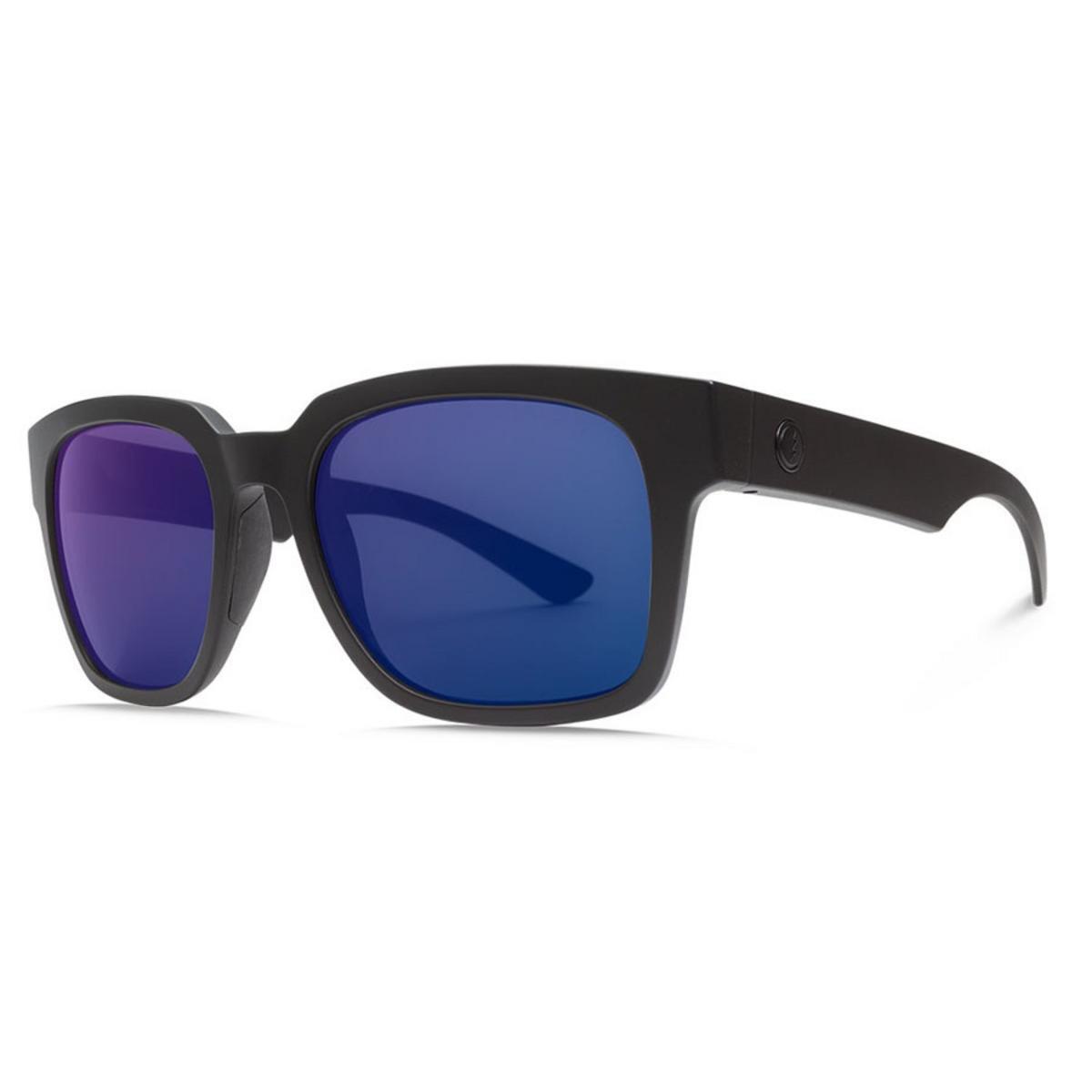 Electric Zombie Sunglasses Matte Black Blue Polar Pro
