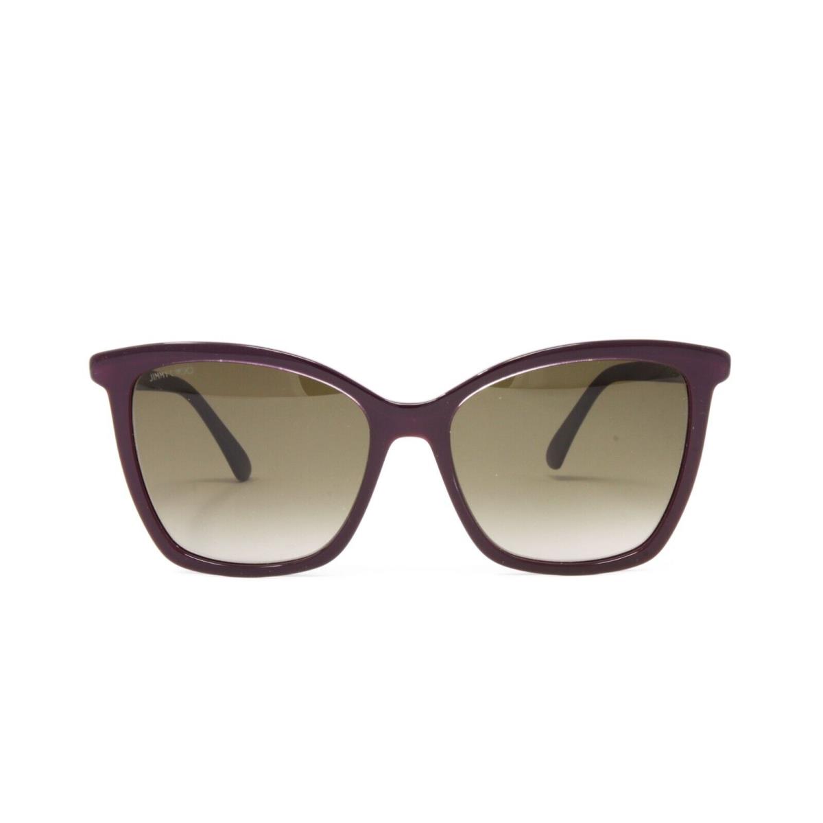 Jimmy Choo Women`s Sunglasses Ali/s Lhf Burgundy 56mm Brown Gradient Lens