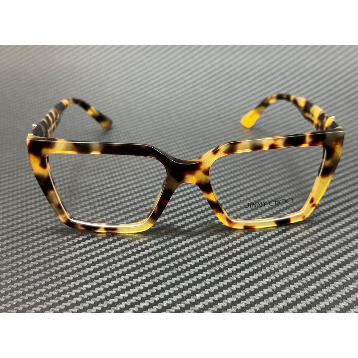 Jimmy Choo JC3017U 5004 Yellow Havana Women`s 54 mm Eyeglasses