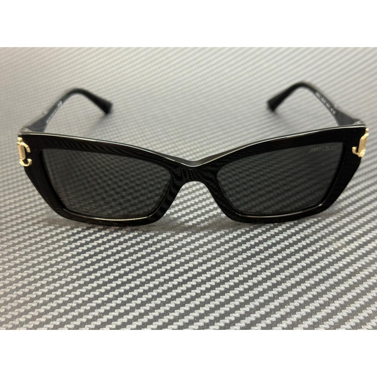 Jimmy Choo JC5011U 500087 Black Grey Women`s 55 mm Sunglasses