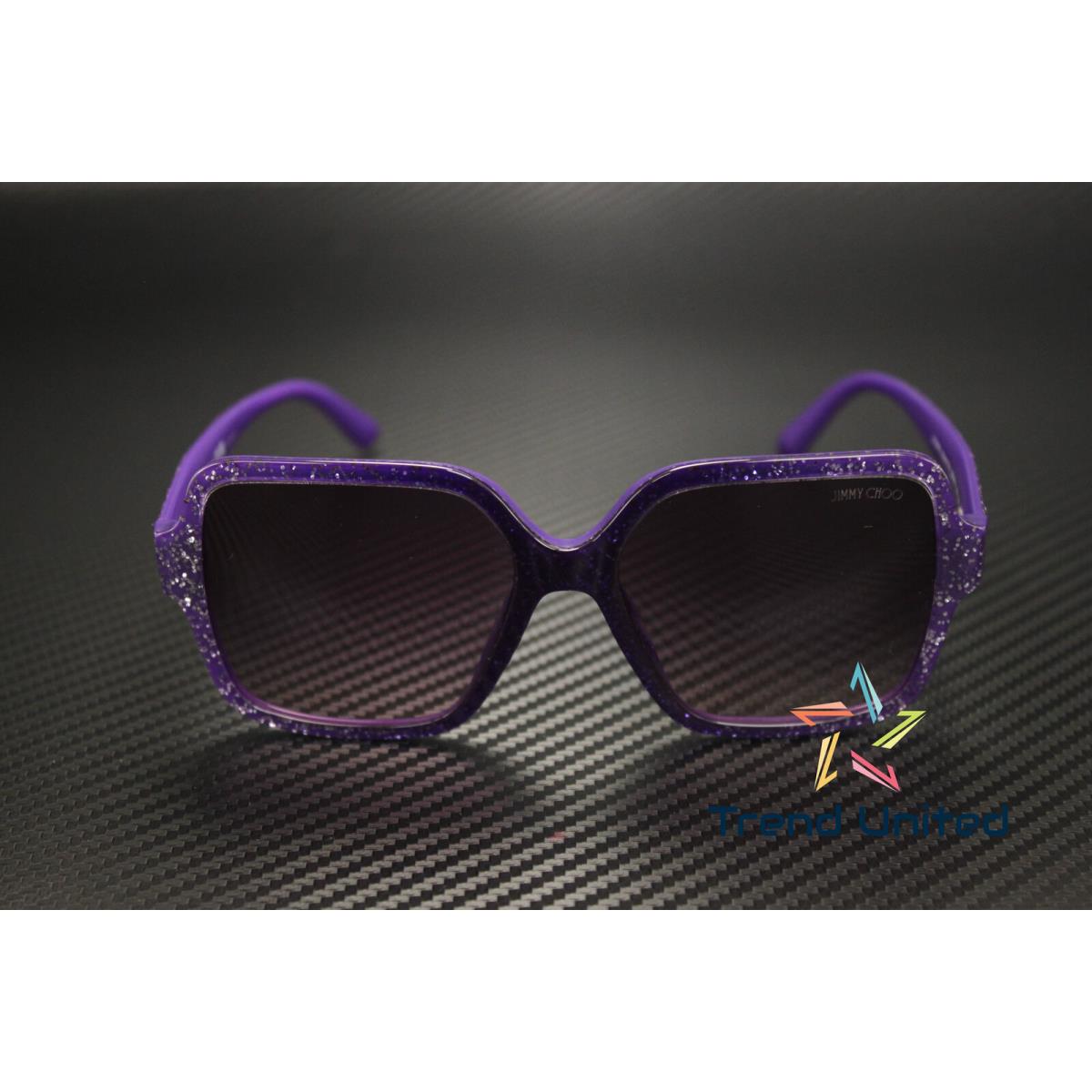 Jimmy Choo JC5005 50447W Violet Glitter Pink Gradient 55 mm Women`s Sunglasses