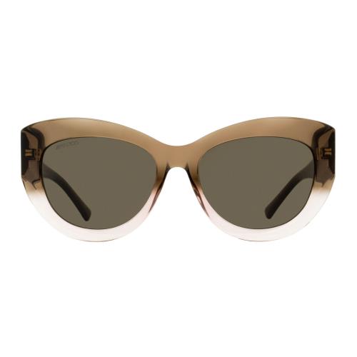 Jimmy Choo Cat Eye Sunglasses Xena 08M70 Brown-nude 54mm