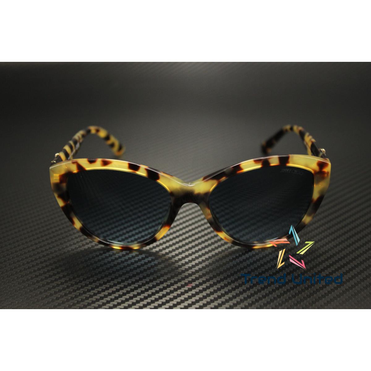 Jimmy Choo JC5007 500419 Yellow Havana Gradient Blue 55 mm Women`s Sunglasses