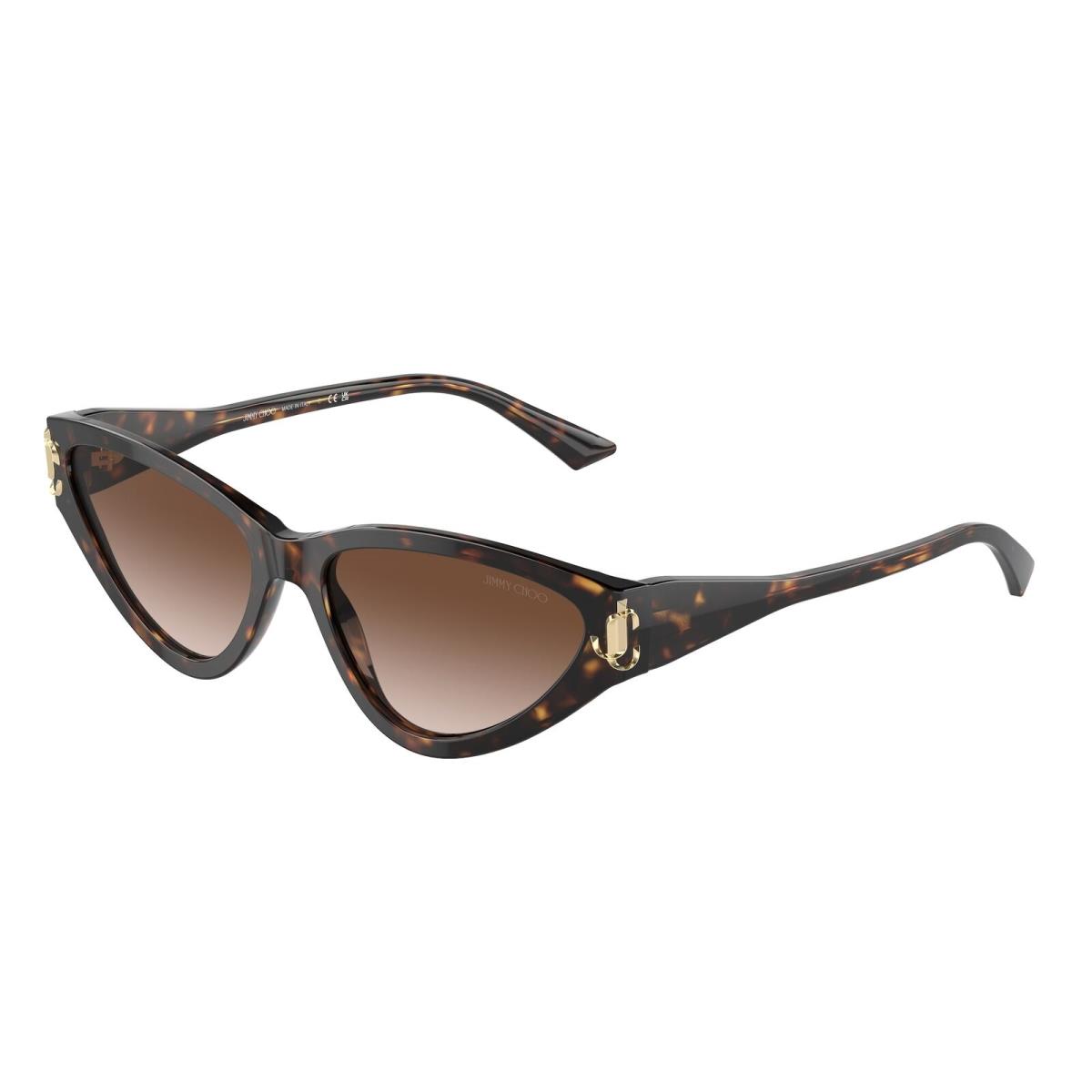 Jimmy Choo JC5019 500213 Havana Gradient Brown 55 mm Women`s Sunglasses