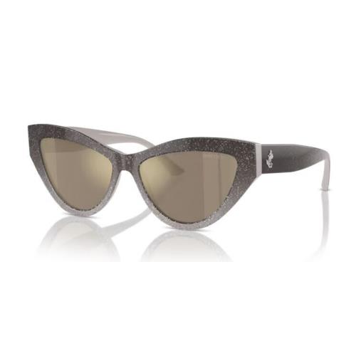 Women`s Jimmy Choo 5004 Sand Gradient Glitter 50465A Sunglasses 55mm