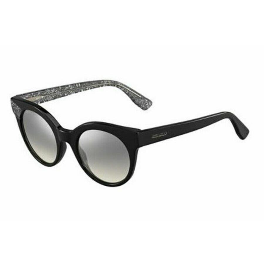 Jimmy Choo JC Mirta Q3M Black Cat-eye Sunglasses Graded Lens