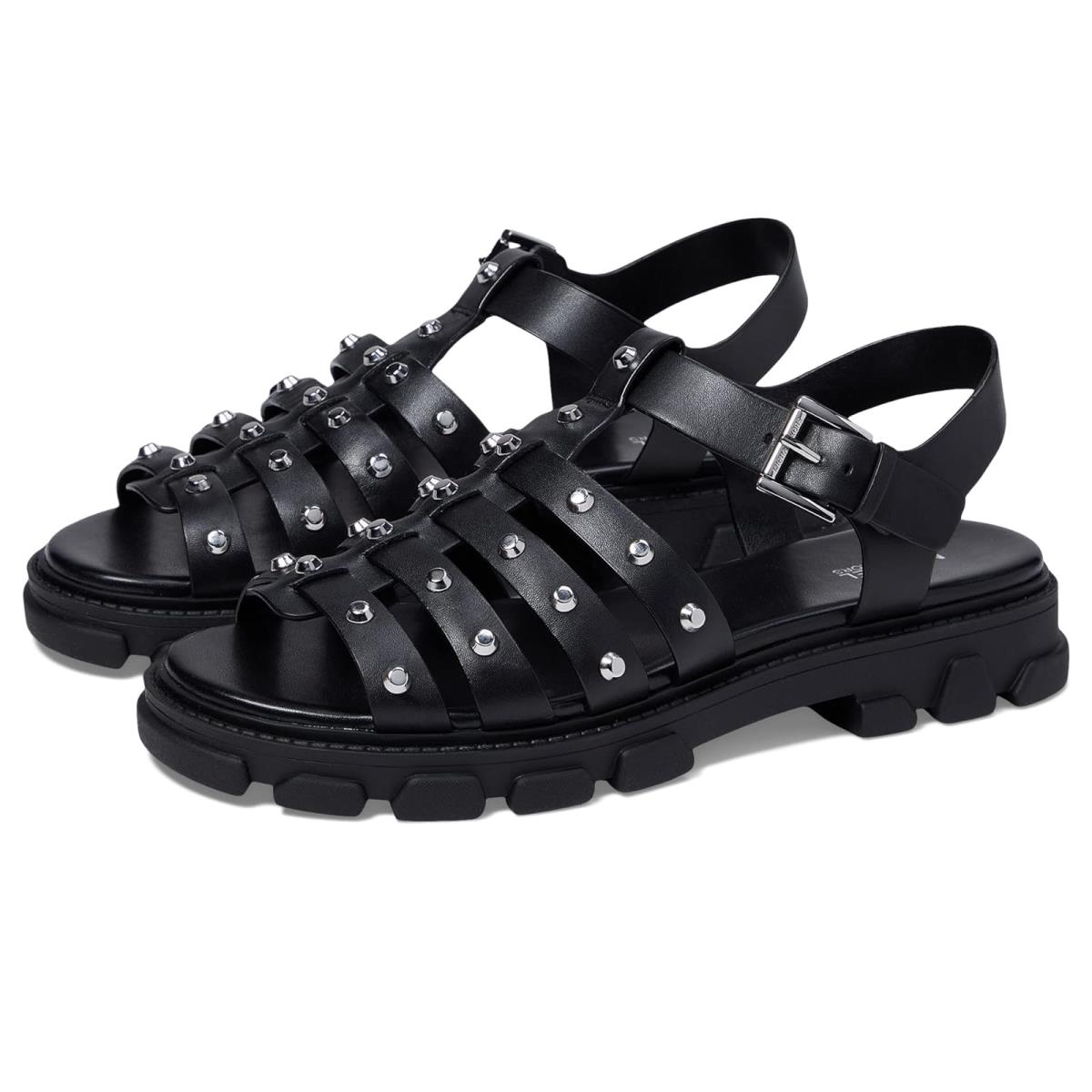 Woman`s Sandals Michael Michael Kors Jagger Fisherman Sandal Black 1