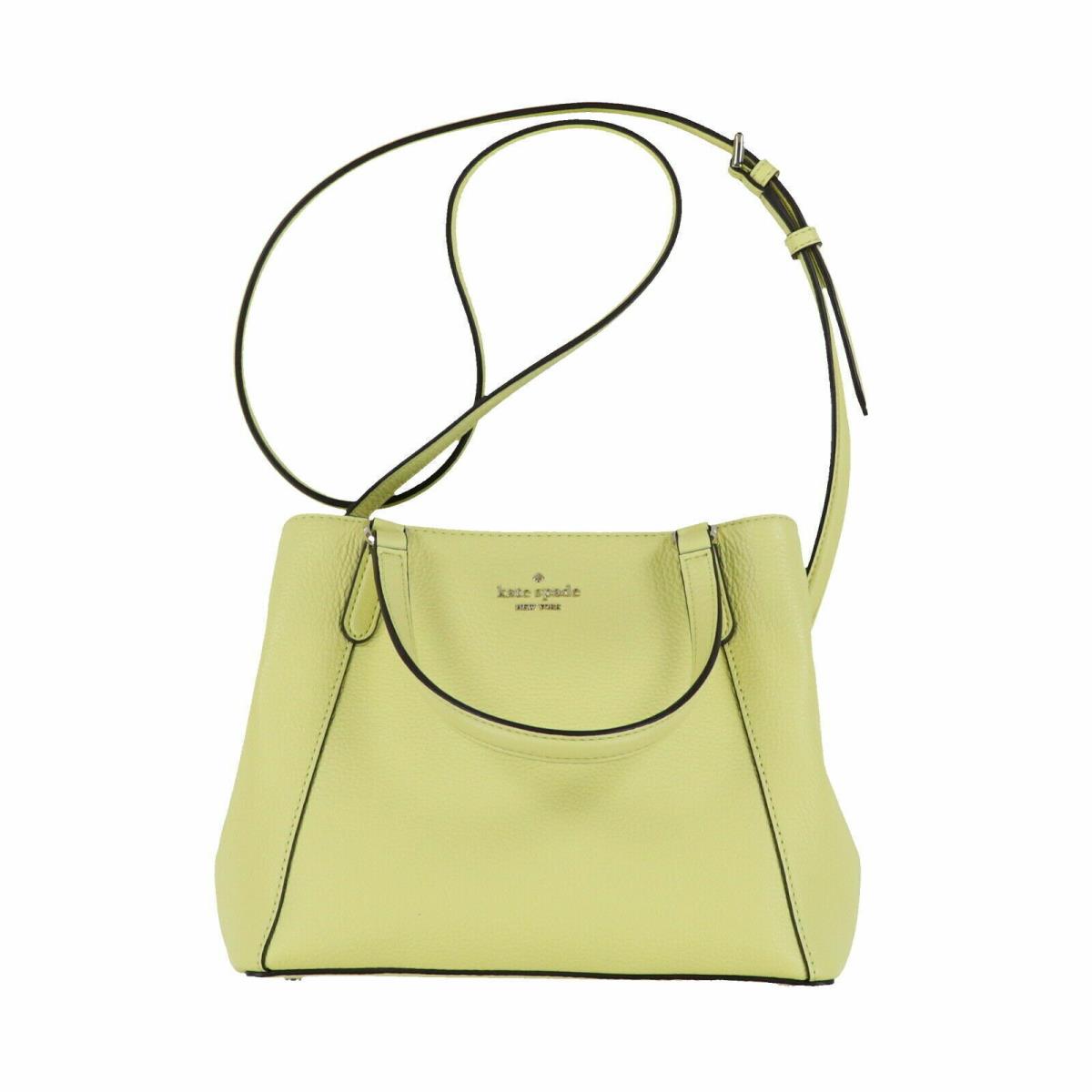 Kate Spade New York Purse Jackson Triple Compartment Satchel Handbag Tote New - Manufacturer: Limelight, Exterior: Yellow