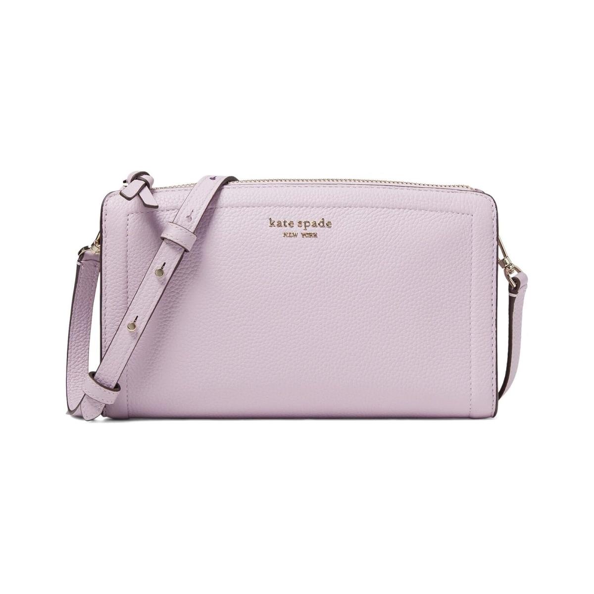 Kate Spade New York Violet Mist Knott Pebbled Women Cross Body