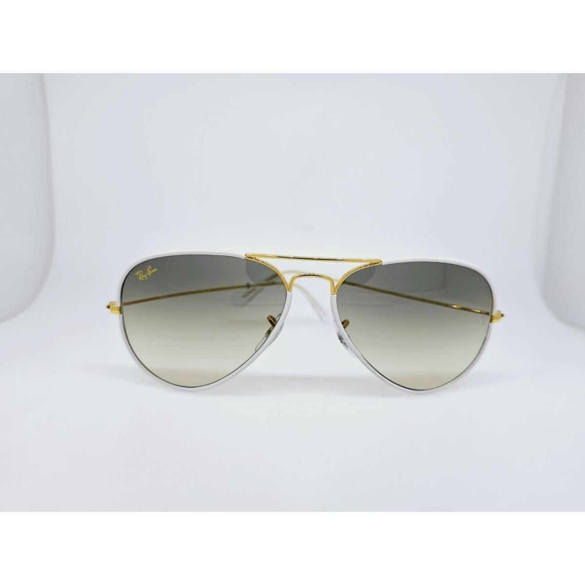 Rayban Sunglasses 3025JM 919632 58MM Aviator Full Color Grey ON Legend Gold Fram