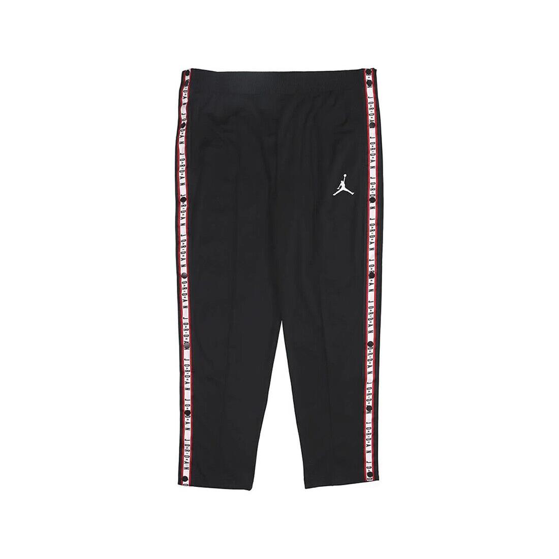 Jordan Tricot Snap Jogger Mens Active Pants Size M Color: Black/white/red