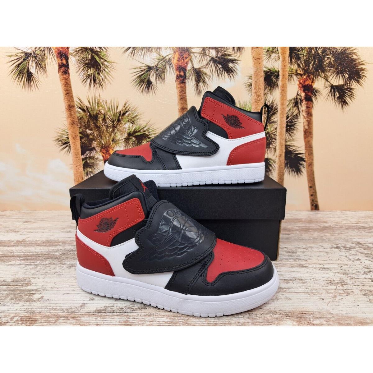 Nike Air Jordan Sky Jordan 1 PS Bred Sneakers BQ7197-016 Youth Kid`s Size 3Y