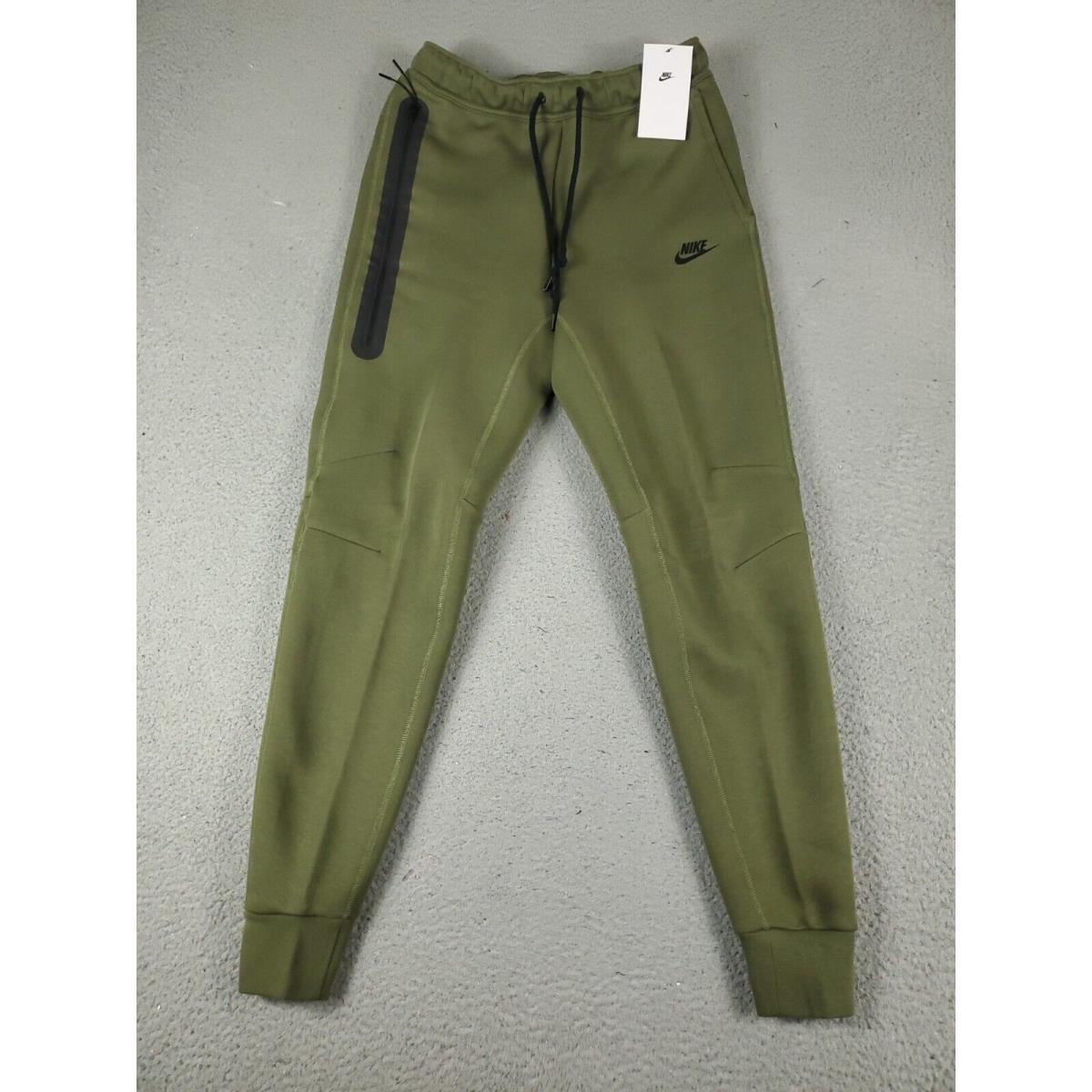 Nike Pants Mens Size Small Green Sportswear Tech Swoosh Track Joggers Sweatpants