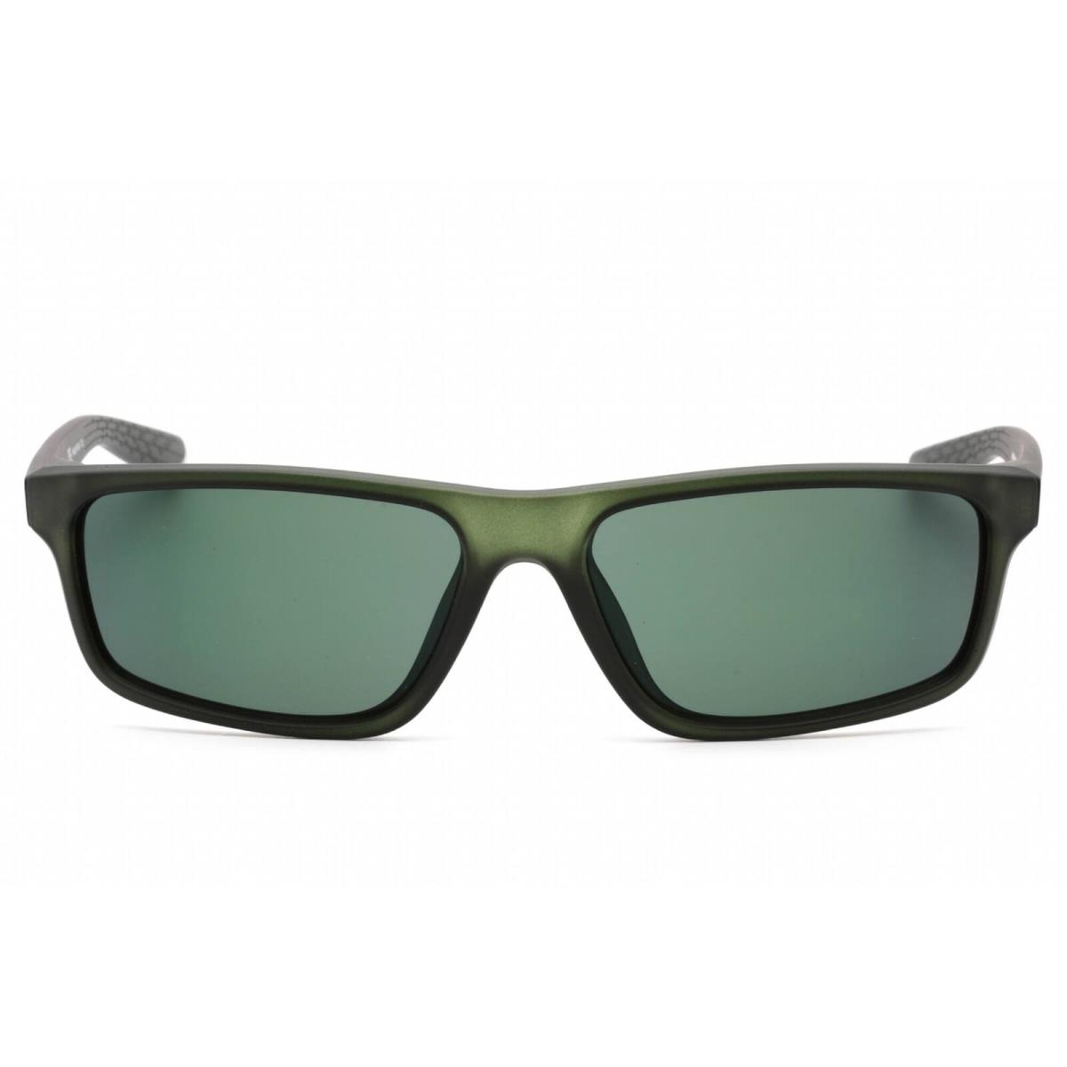 Nike Unisex Sunglasses Matte Seaweed/white Nike Chronicle X Nfb M CW6578 365 - Frame: Matte Seaweed/White, Lens: Dark Green Mirrored