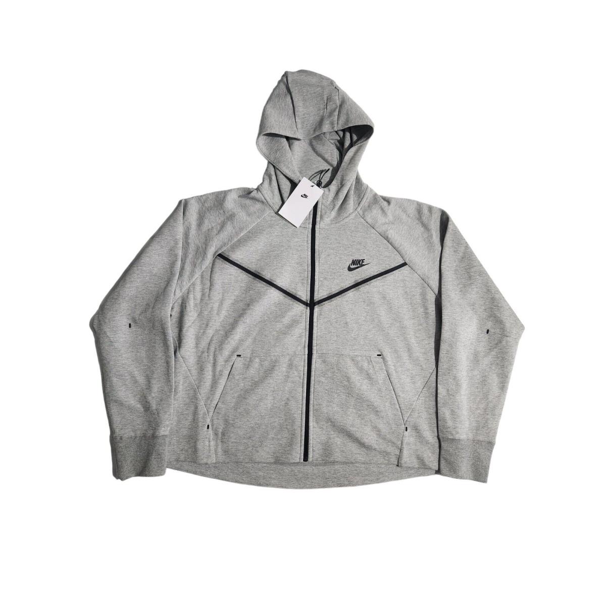 Nike Sportswear Tech Fleece Windrunner Jacket Womens Size 2XL Grey