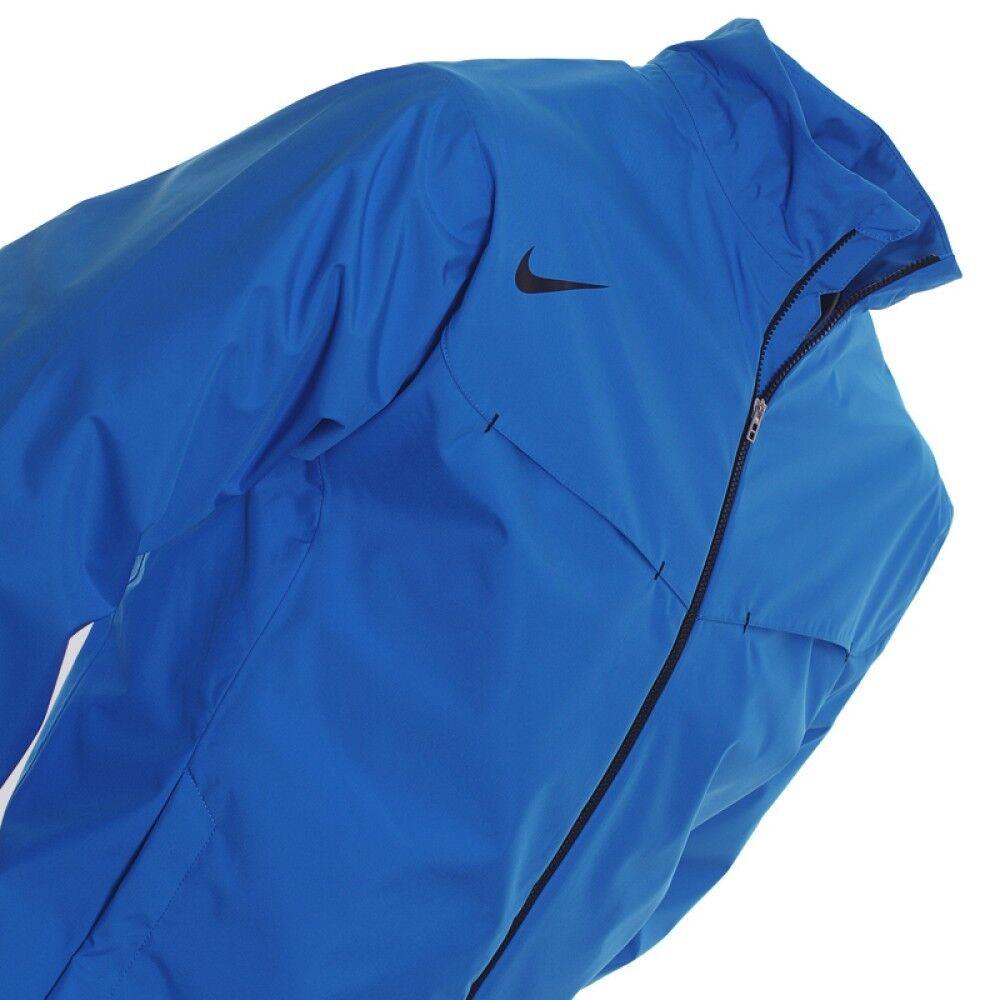 Nike Men`s Storm-fit Packable Rain Coat Large - Blue