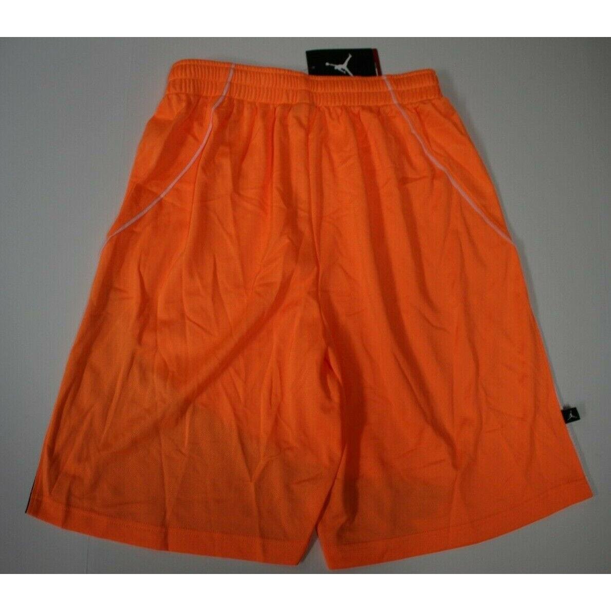 2012 Nike Air Jordan 1 Retro Men`s sz M Court Fit Dri-fit Shorts Electro Orange