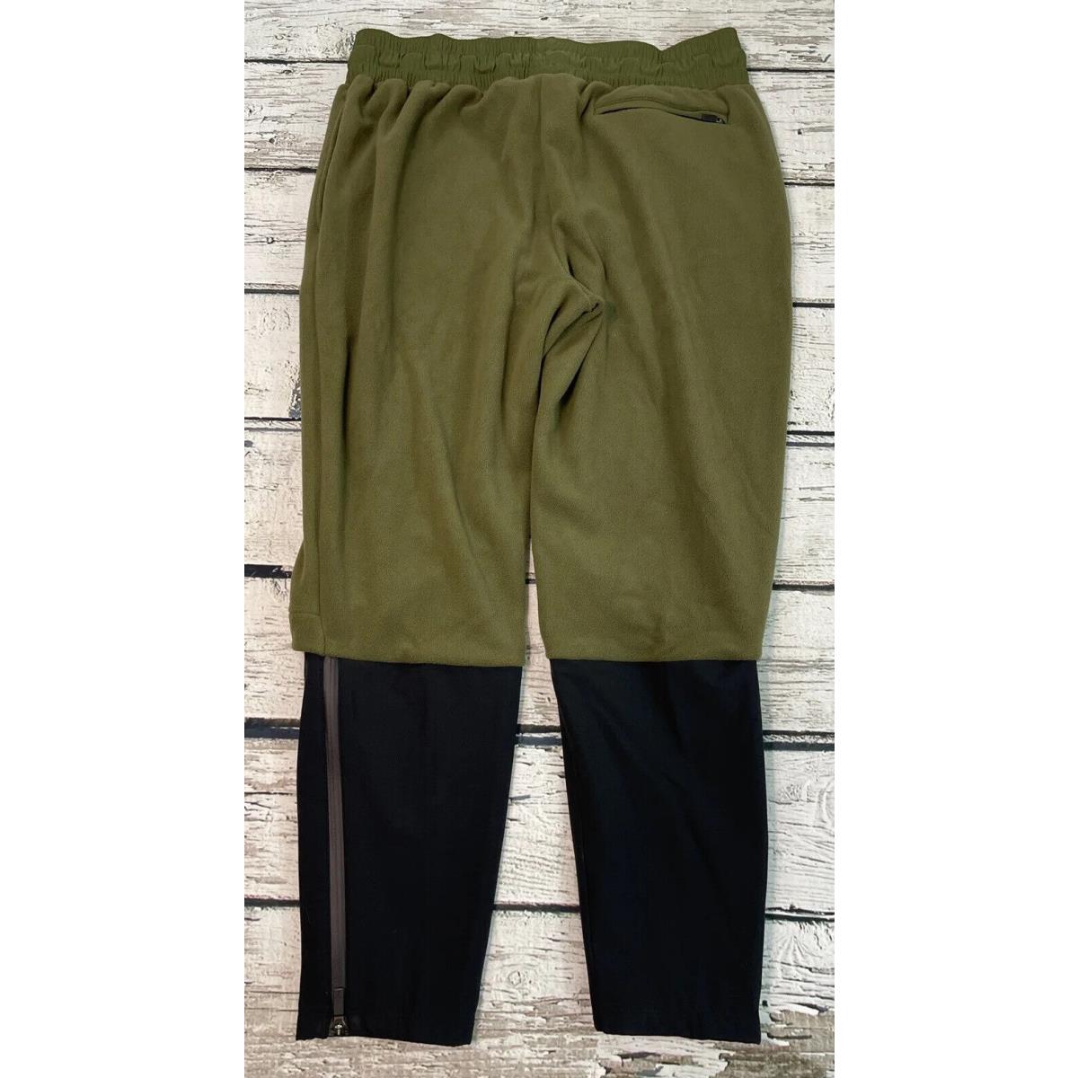 Nike Air Jordan Fleece Pants Size 2XL Olive Green Black 926475-395 Men`s