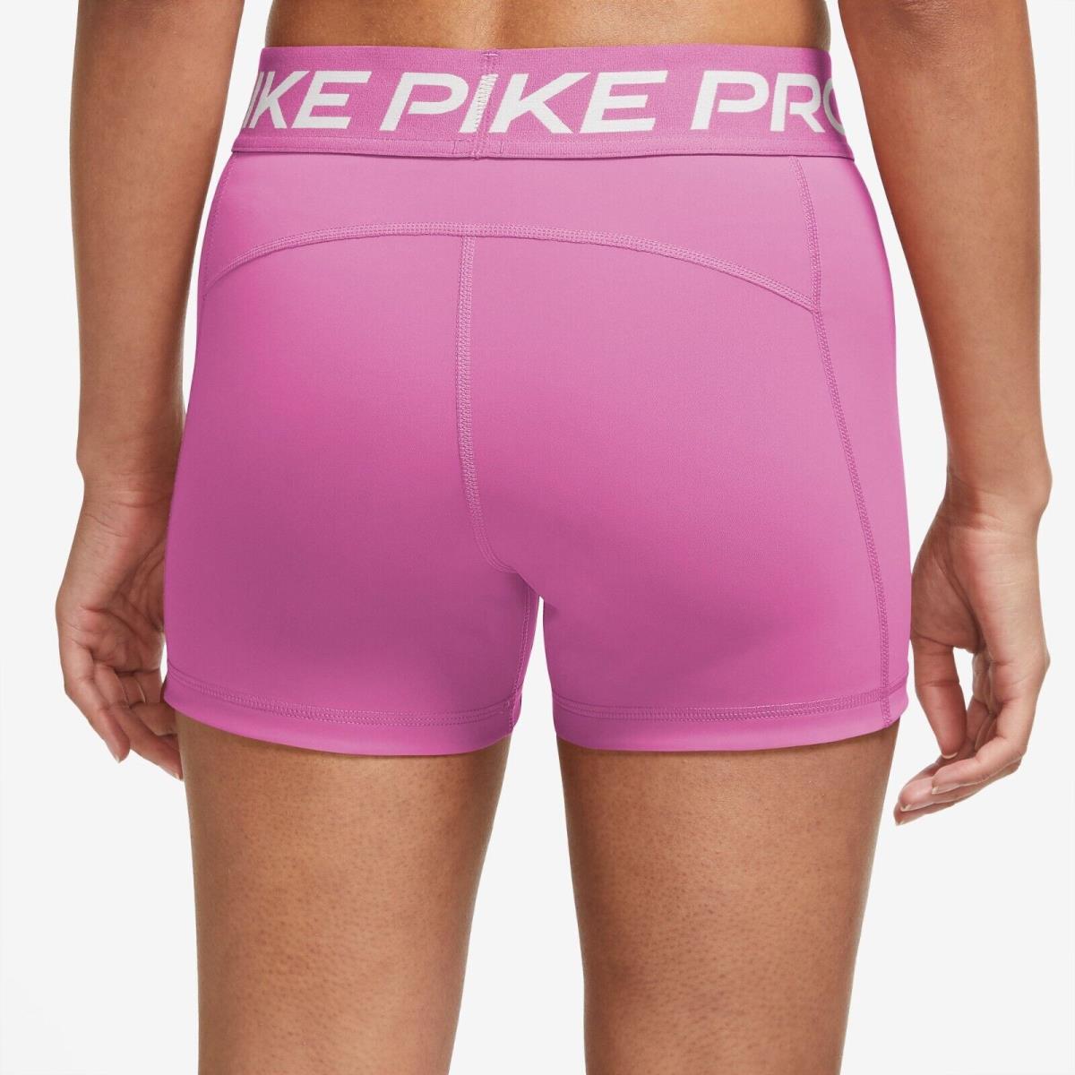 Nike M Women`s Pro 3`` Yoga/volleyball Shorts Playful Pink CZ9857-675