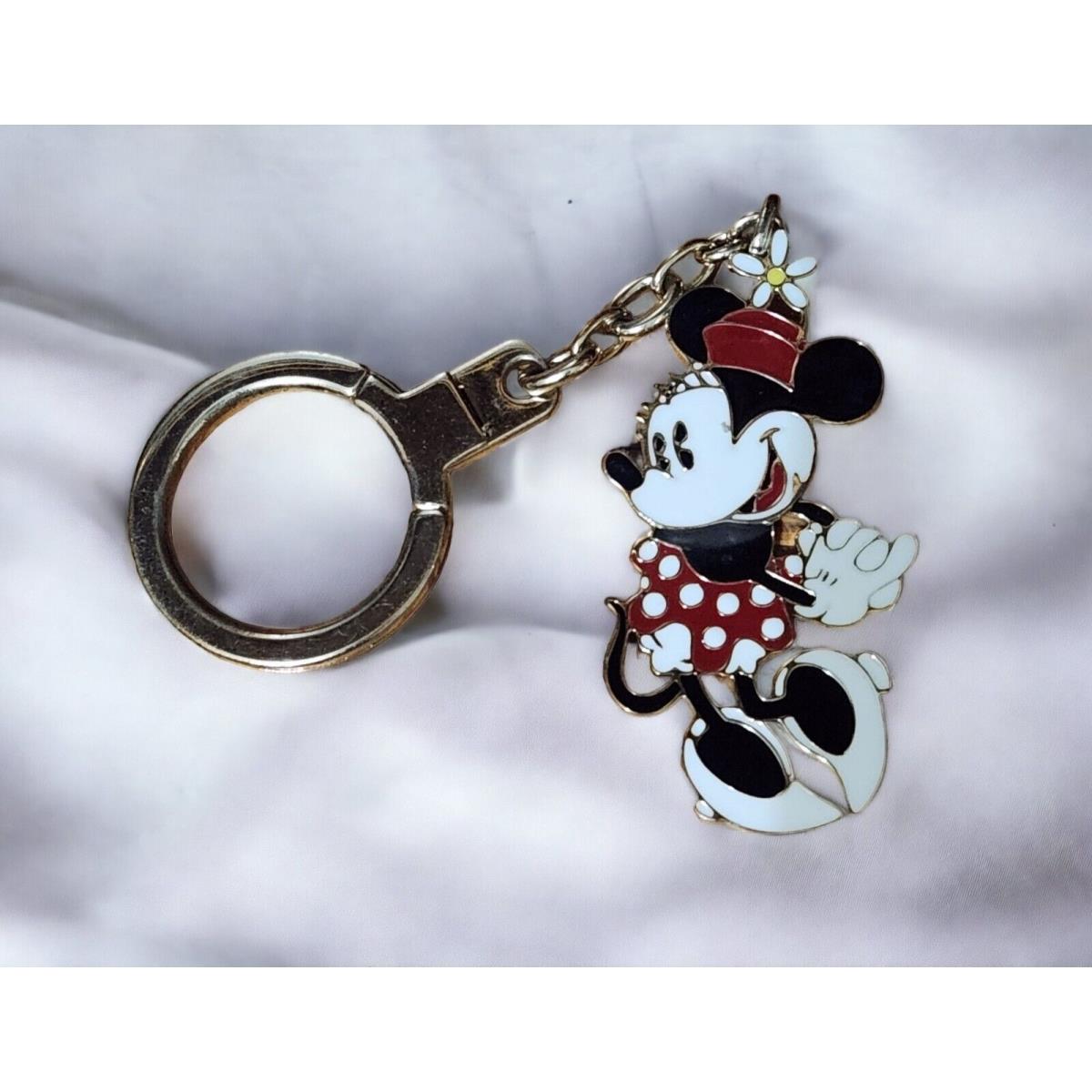 Kate Spade X Disney Minnie Mouse Keychain Key Ring Bag Charm New