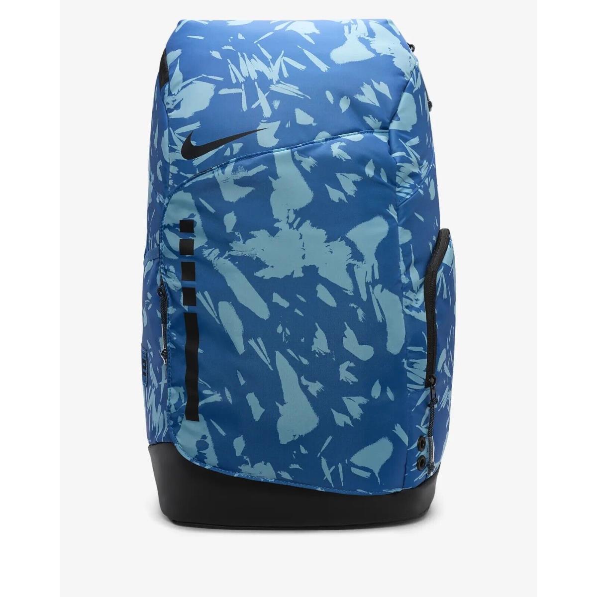 Nike Hoops Elite Basketball Backpack Star Blue Aquarius Black 32L FN0943-402