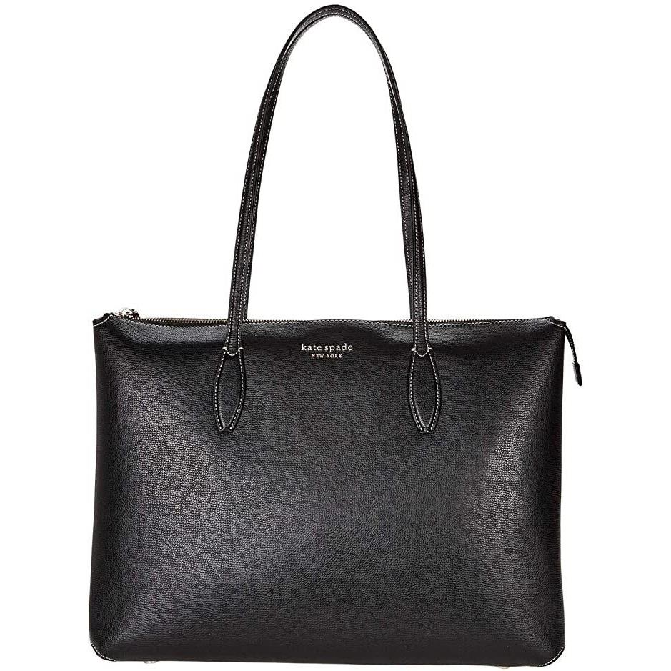 Kate Spade New York B3716 Womens Black All Day Large Zip Top Tote