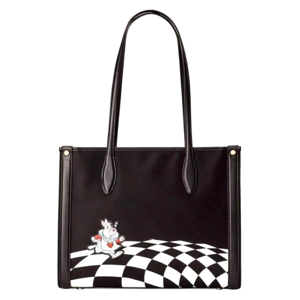 Disney x Kate Spade Medium Market Tote Bag - Alice IN Wonderland W/white Rabbit