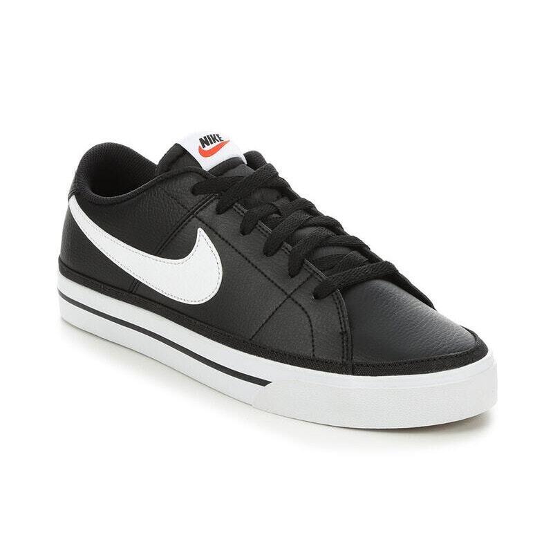 Nike Court Legacy Shoes-black/white/gum/light Brown Size 7 D For Men - Black