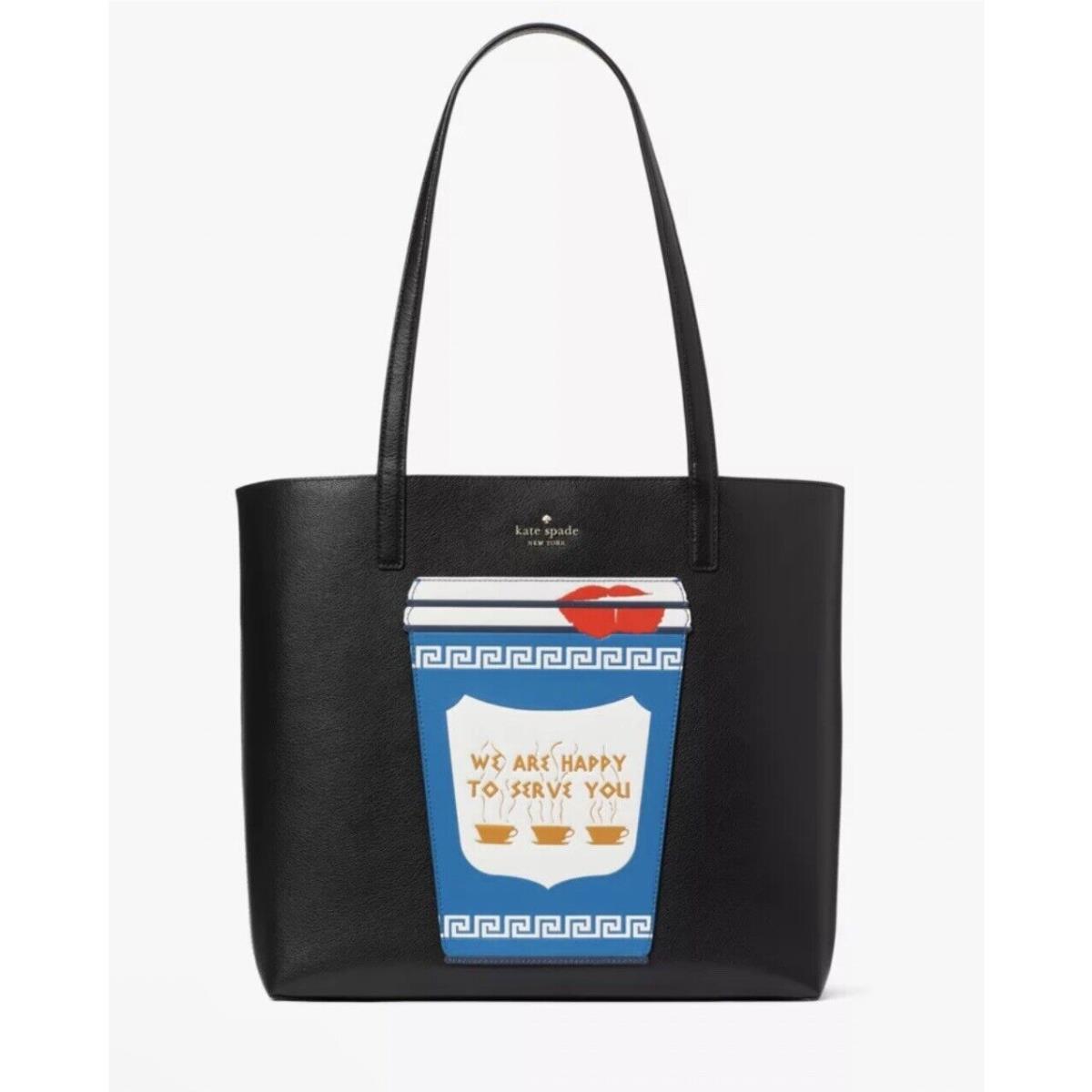 Kate Spade New York Coffee Break Tote Shoulder Purse - Coffee Cup
