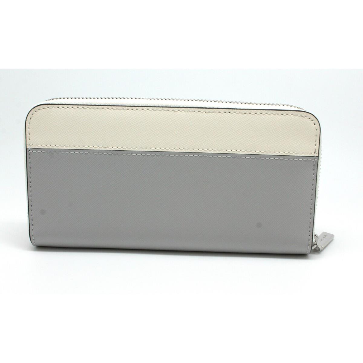 Kate Spade New York Madison Large Continental Wallet Platinum Grey Multi