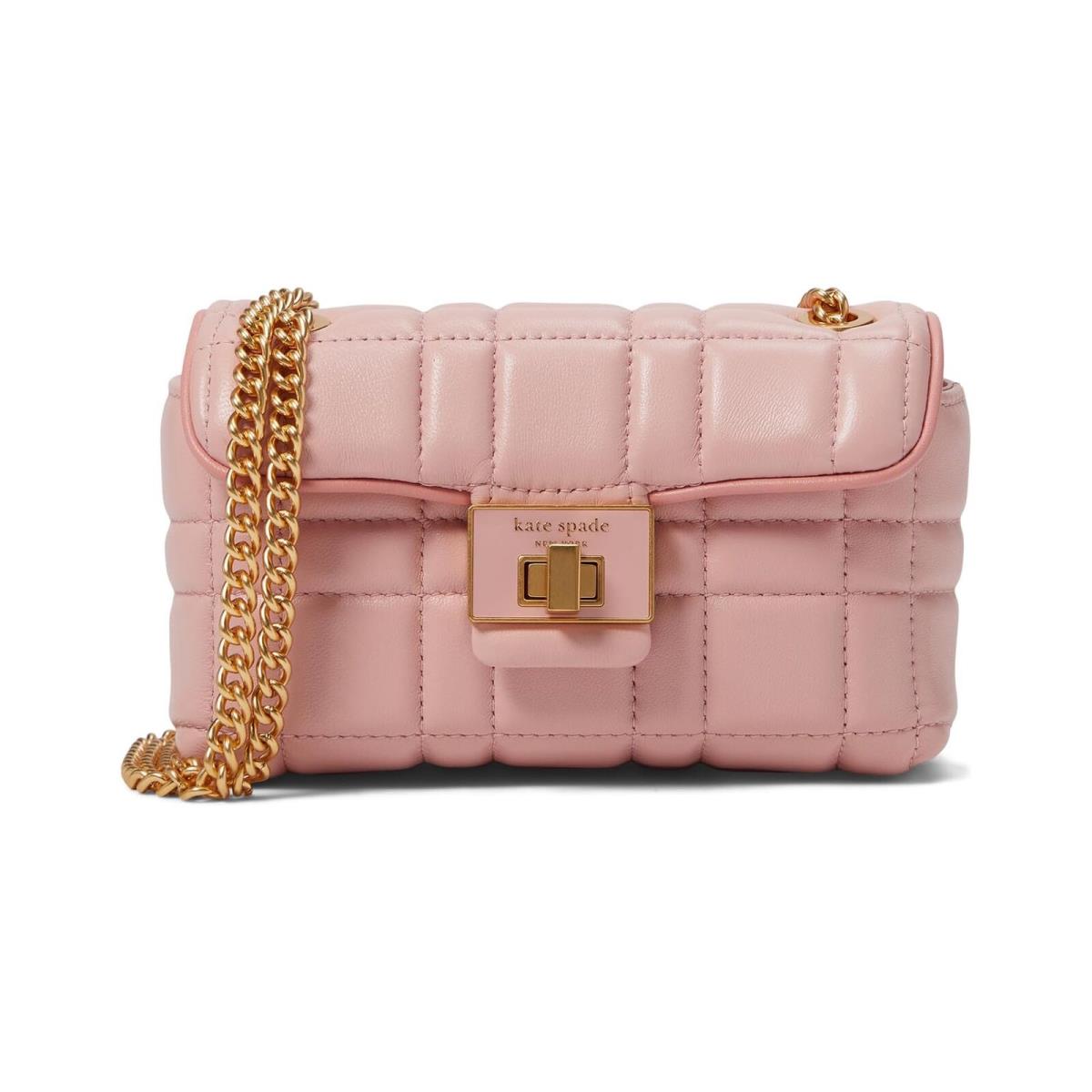 Kate Spade New York Pink Dune Evelyn Quilted Women Cross Body