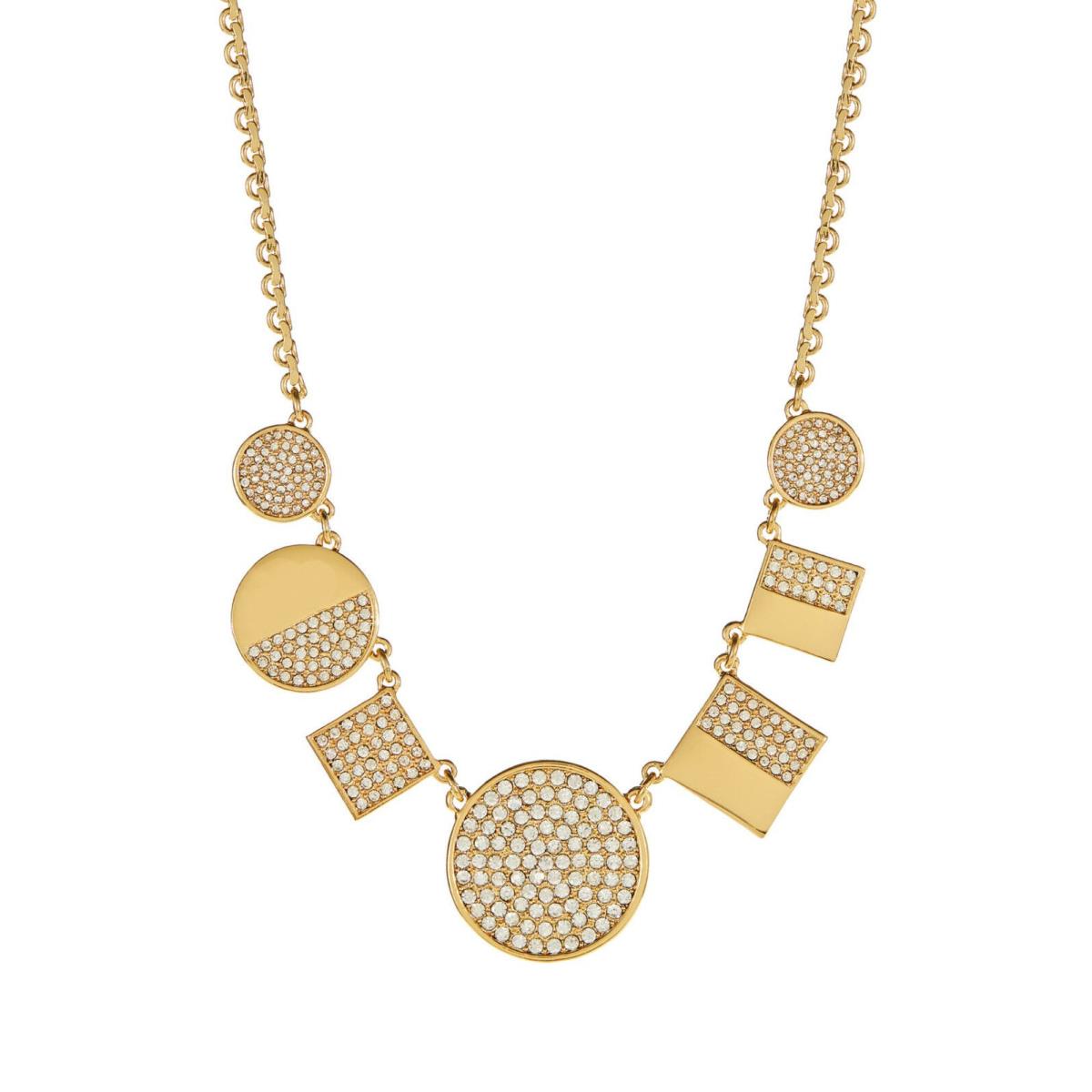 Kate Spade N.y. Pave Frontal Necklace in Gold Plated