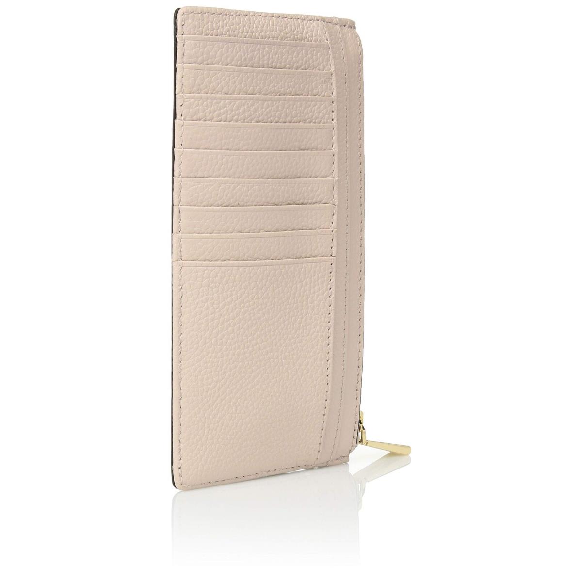 Michael Kors Large Pebbled Leather Slim Card Case Wristlet Wallet Soft Pink