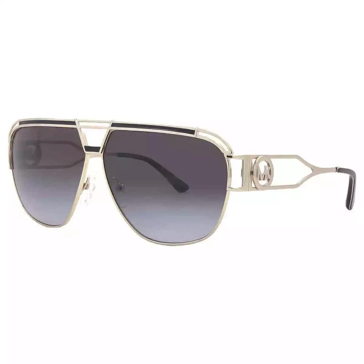 Michael Kors Grey Gradient Pilot Ladies Sunglasses MK1102 10148G 61