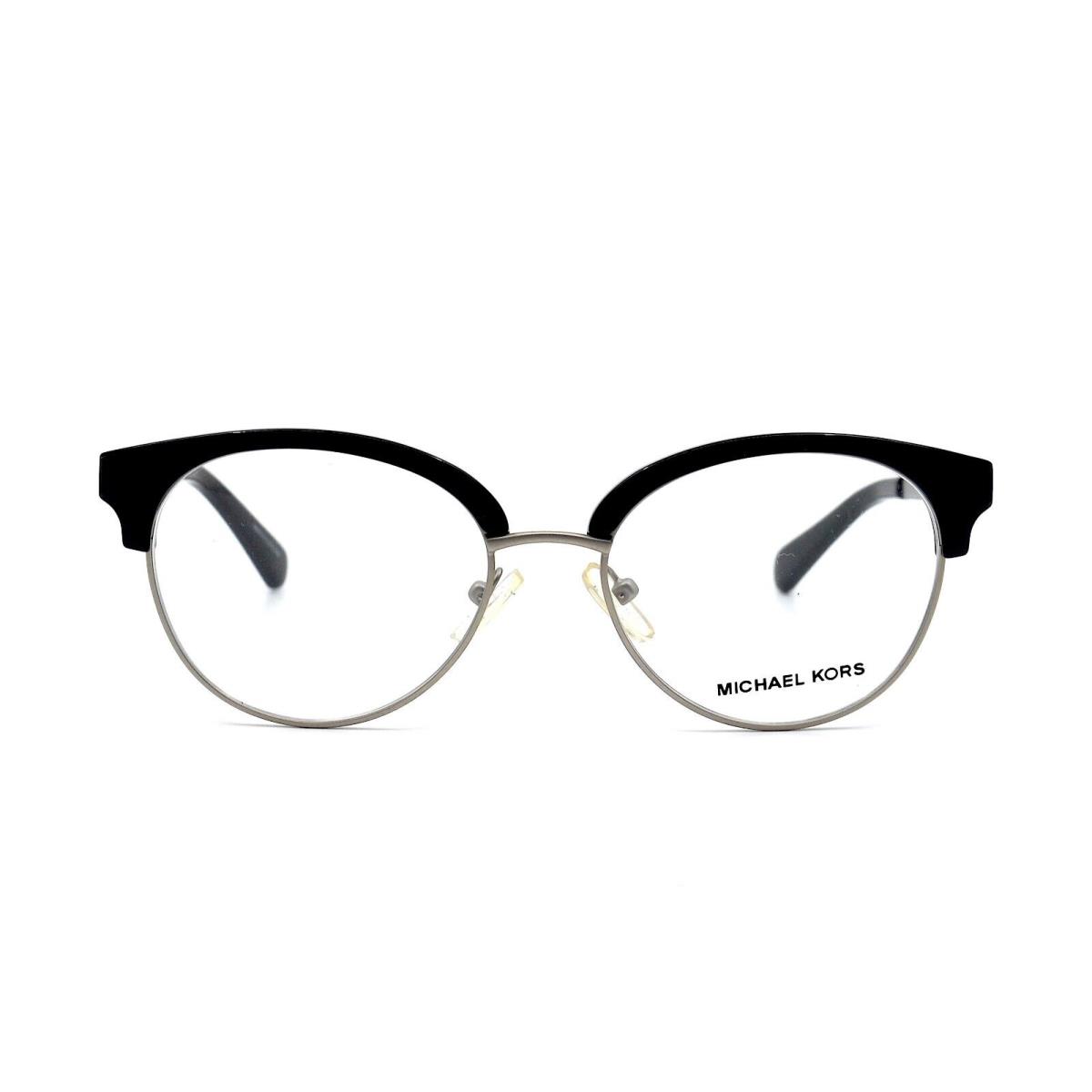 Michael Kors MK3013 Anouk 1142 Black Silver Eyeglasses Frame