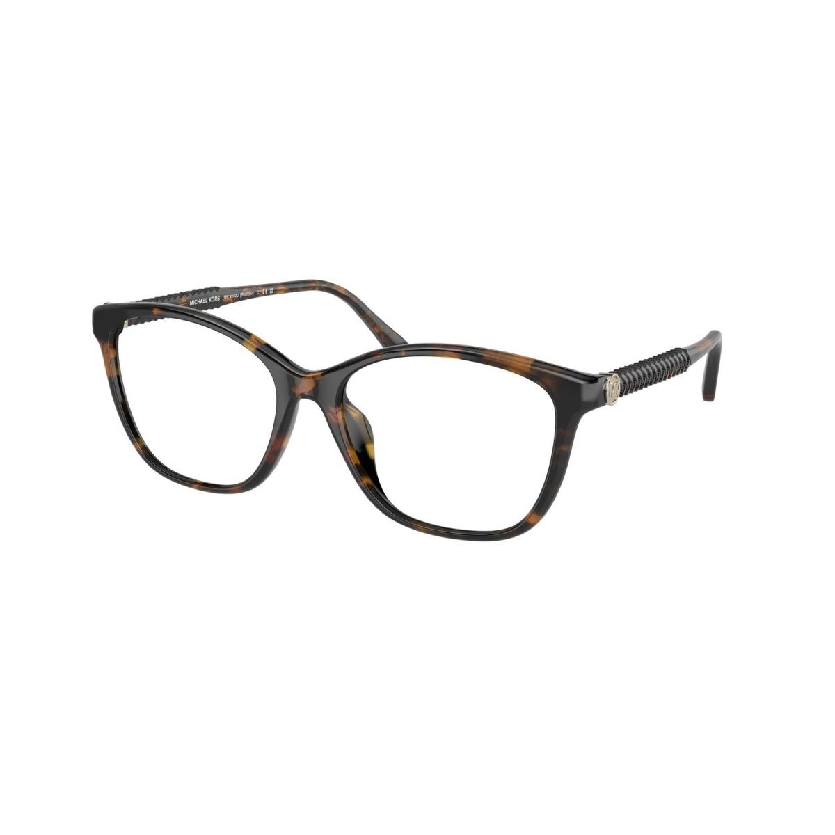 Michael Kors MK4103U 3006 Boulder Dk Tortoise Demo Lens 55 mm Women`s Eyeglasses