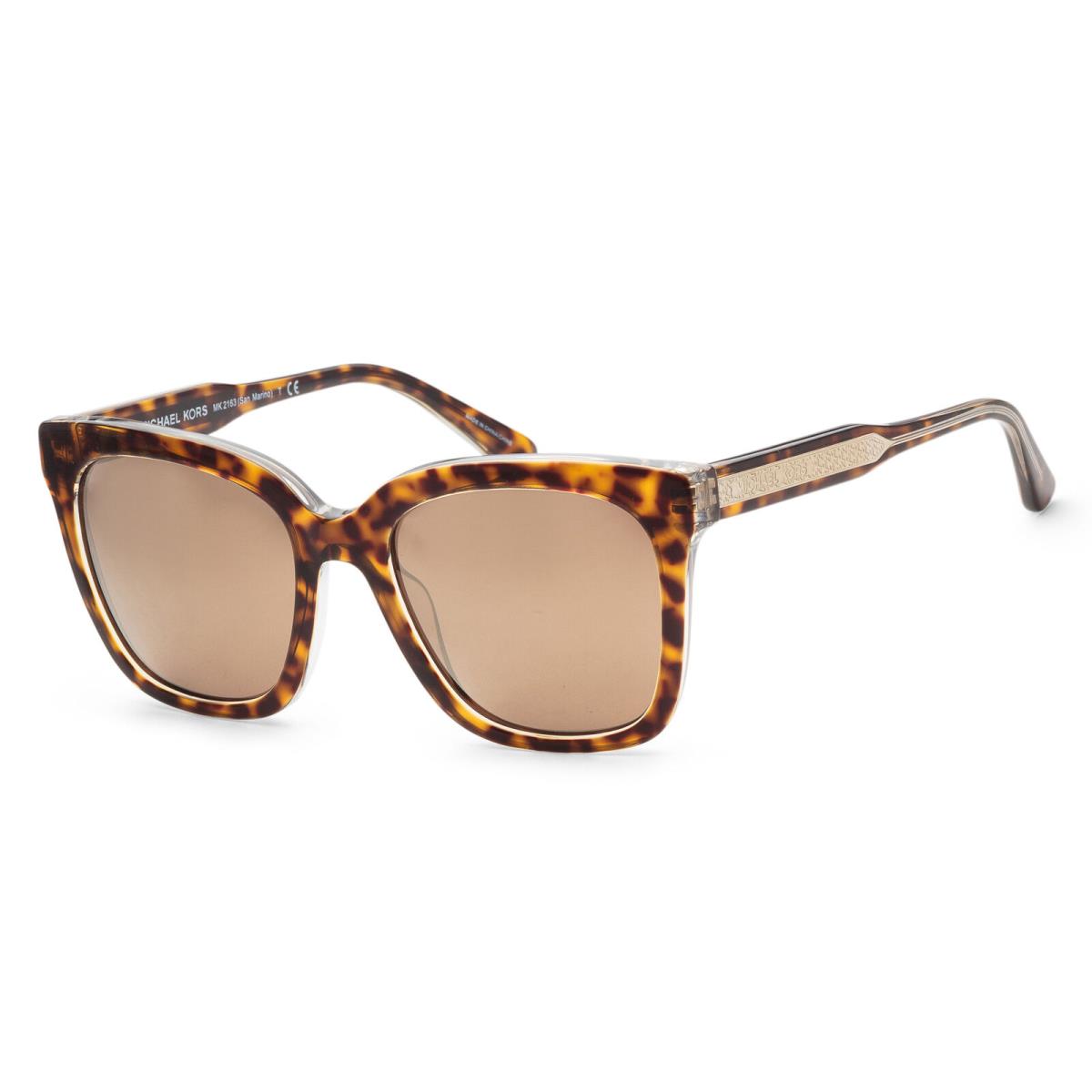 Michael Kors Women`s 52mm Dark Tortoise Sunglasses MK2163-31027P