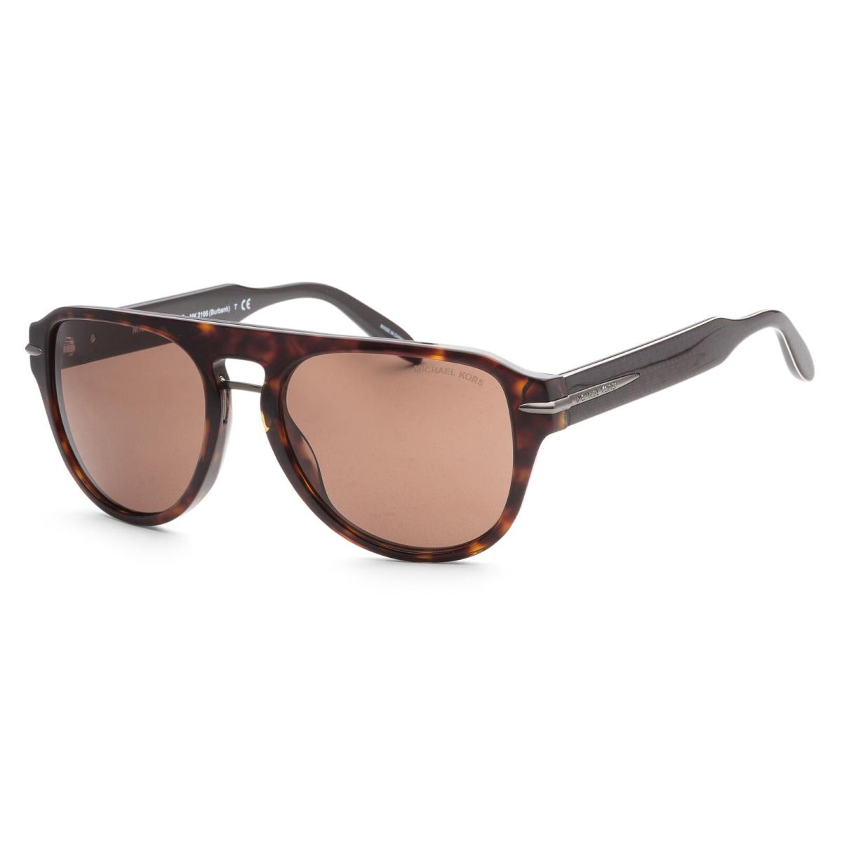 Michael Kors Men`s 56mm Dark Tortoise Sunglasses MK2166-300673