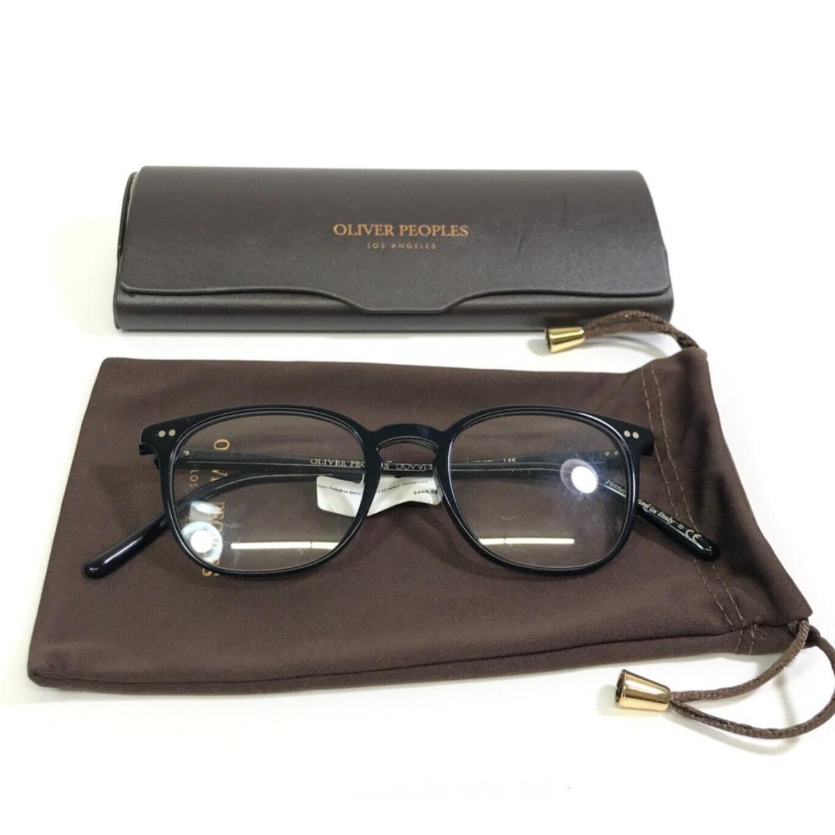 Oliver Peoples Eyeglasses Frames OV5345U 1005 Ebsen Black Square 48-20-145