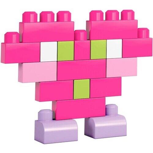 Mega Brands - Big Building Bag Pink 80 Pieces Toy Pink Toy Brick