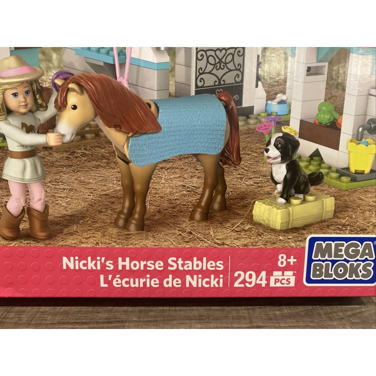 American Girl Mega Bloks Nicki s Horse Stables 294 Pieces