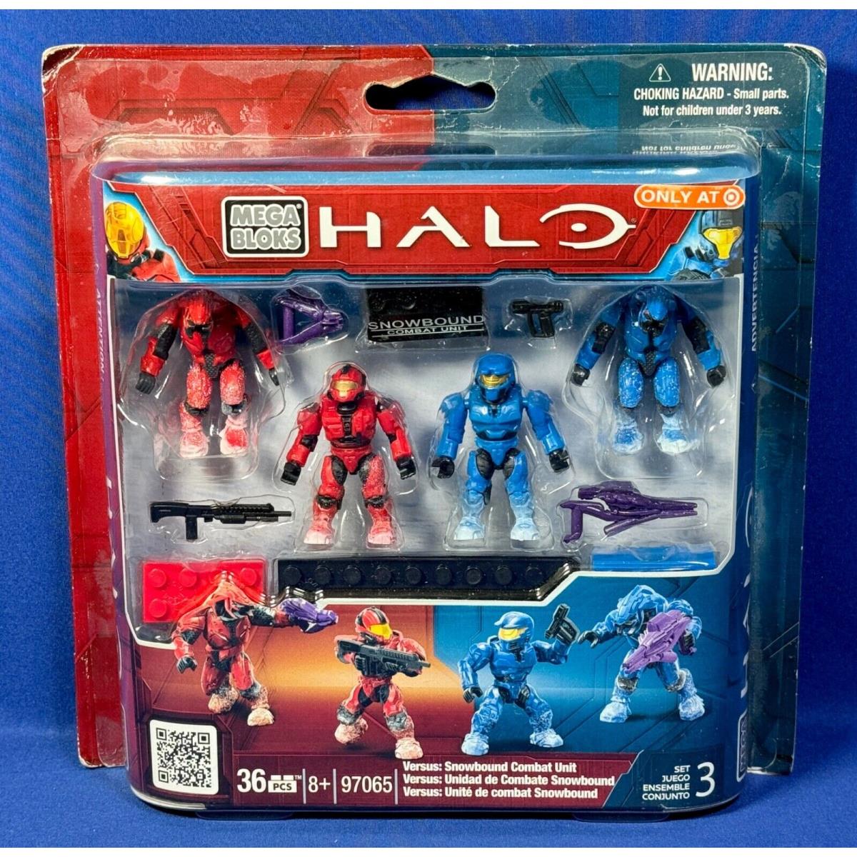 Versus: Snowbound Combat Unit 4-Figure Set - Halo Mega Bloks 97065 Set 3